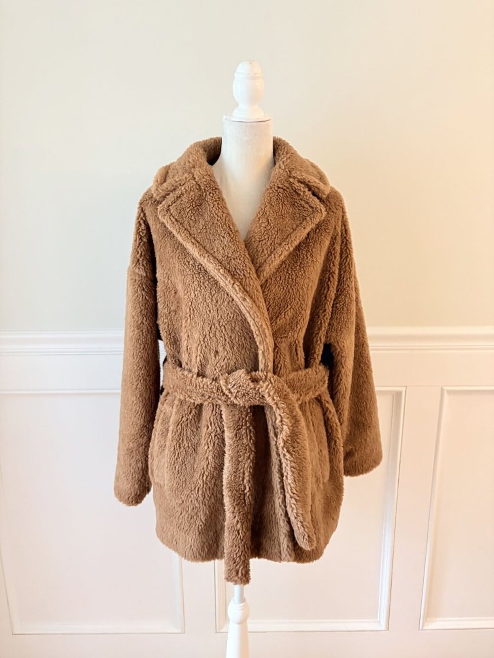 Max Mara Weekend Double Breasted Teddy Coat 10